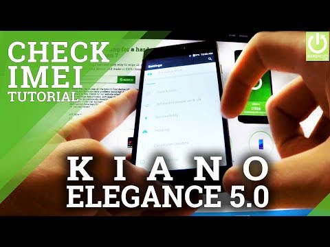 How to Check IMEI in KIANO Elegance 5.0 - Android IMEI Tutorial