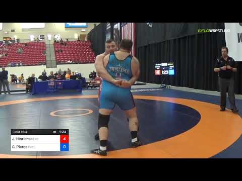 2018 Marine Corps US Open/Senior Men's Greco-Roman 130 Con 8 #1 - Jarrod Hinrichs (GEWC) Vs. Chris