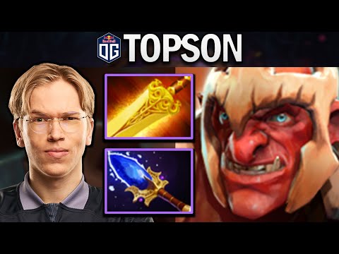OG.TOPSON TROLL WARLORD WITH RADIANCE-AGHANIMS - DOTA 2 7.28 GAMEPLAY