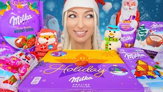 Download lagu ASMR EATING CHOCOLATE MILKA, CHRISTMAS DESSERT, CANDY, MARSHMALLOW, DESSERT, MUKBANG, 여러가지 밀카 초콜릿 먹방 mp3