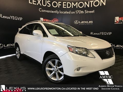 Used White 2010 Lexus RX 350 Ultra Premium Package In Depth Review Sylvan Lake Alberta