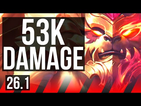 VOLIBEAR vs DARIUS (TOP) | 53K damage, 5k gold comeback | KR Master | 26.1