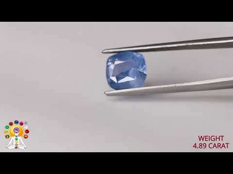 Blue Sapphire 4.89ct. (Super Premium) video