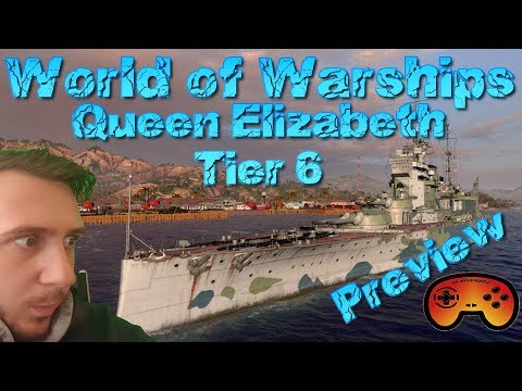 Briten Tier 6 "Queen Elizabeth" Preview/Gameplay -World of Warships - Britische BBs - Deutsch/German