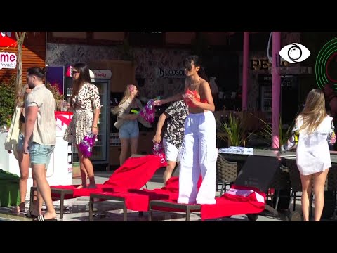 Festë në Pishinë/ Banorët kërcejnë sipër zhezlongeve - Big Brother Albania Vip 2