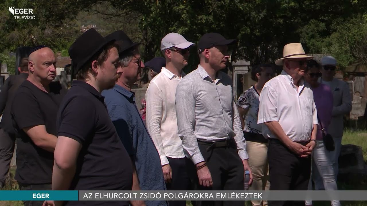 Az elhurcolt zsidó polgárokra emlékeztek