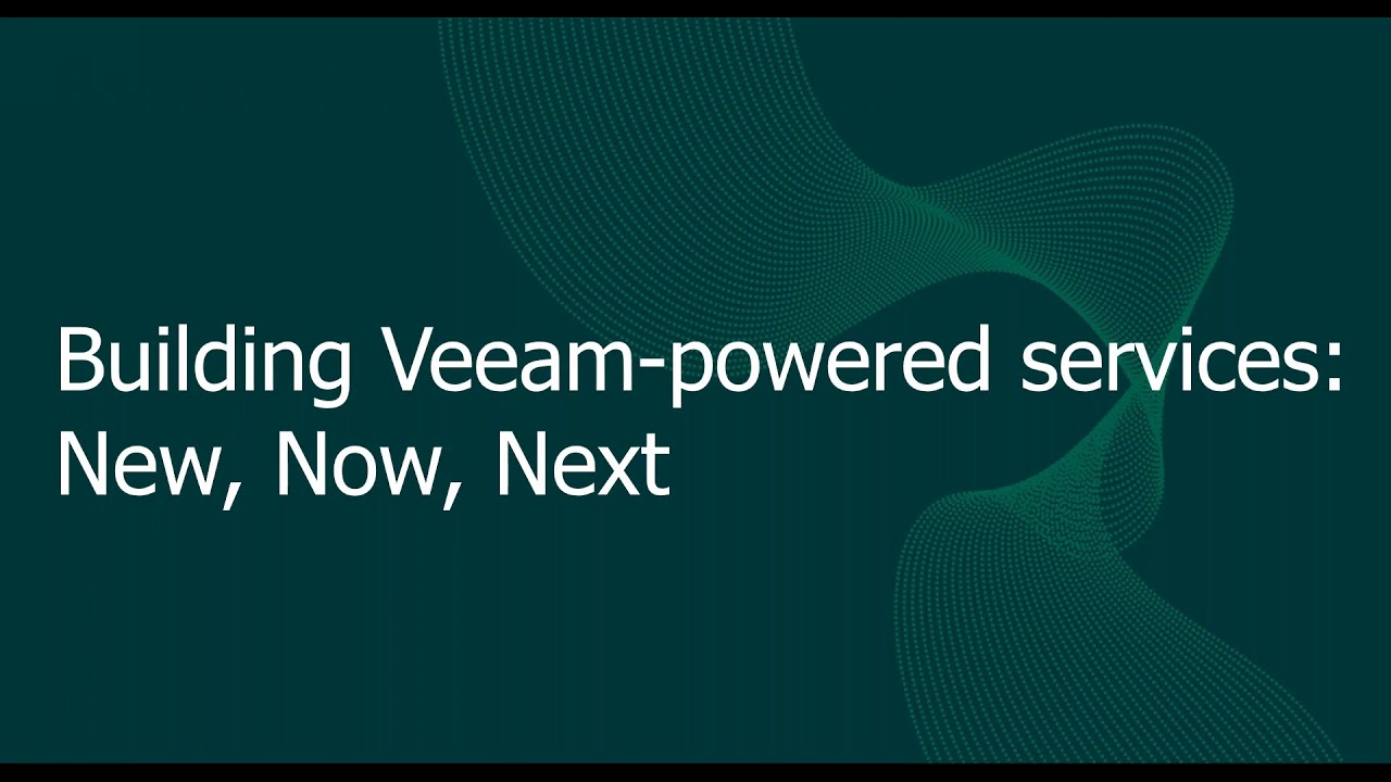 Veeam VCSP Enablement Webinar - Q2 video