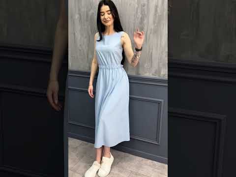 Летнее длинное платье с юбкой "Wendy" цвет лавандовый Норма и большие размеры - фото 1 - id-p1845891572