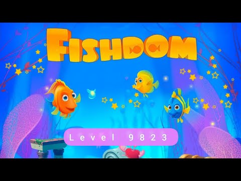 Fishdom game level 9823 #youtube #fishdom