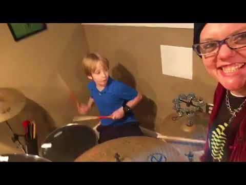 Jonah rocking out Sing Sing Sing by Gene Krupa!