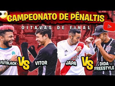 VITOR LO vs FUTBLACK e JAPA vs DIDA FOOTZ - CAMPEONATO DE PÊNALTIS
