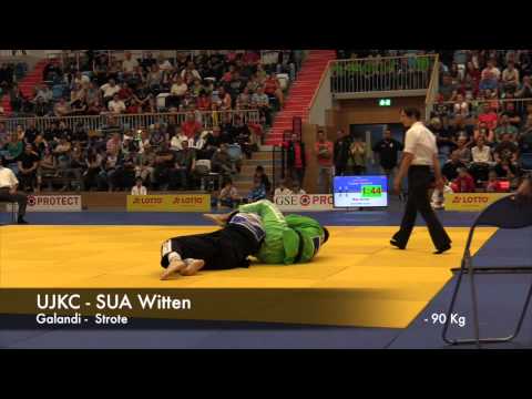 1. Bundesliga, 3.KT 2015, 13. Kampf F.Galandi - Strote 90kg