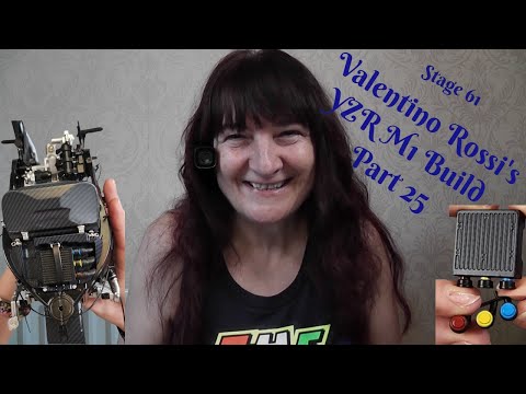 The Build of Valentino Rossi's YZR M1 Motorcycle Model Part 25