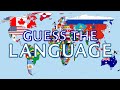 GUESS THE LANGUAGE GAME