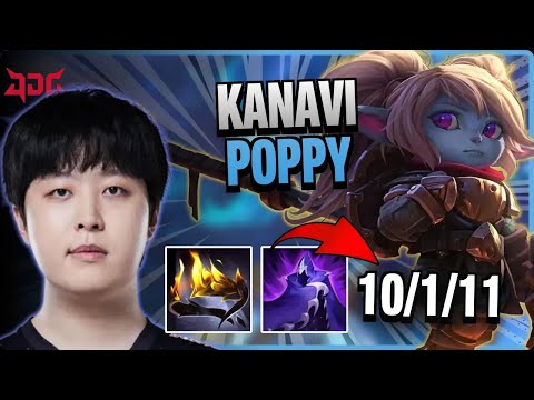 JDG Kanavi Poppy vs Lee Sin | 15.3.654.407