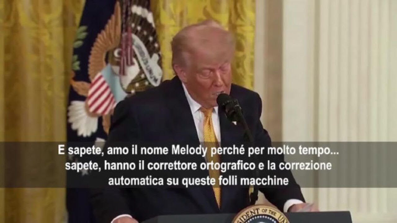 Trump si scusa con Melania ridendo: Il correttore automatico la trasformava in 'Melody'