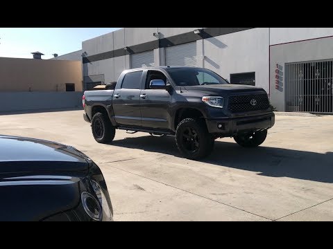 2018 Tundra Fox Shocks Camburg Kinetiks & TRD Upgrades on 35’s