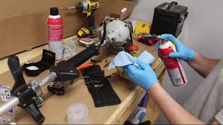 Echo SRM-210 WeedWacker Rebuild and Time Lapse