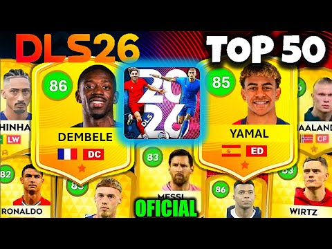 TOP 50 OFFICIAL DLS 26 RATINGS - THE BEST PLAYERS
