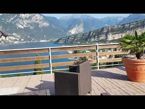 The view from our apartment, Nago-Torbole, Lake Garda, Italy