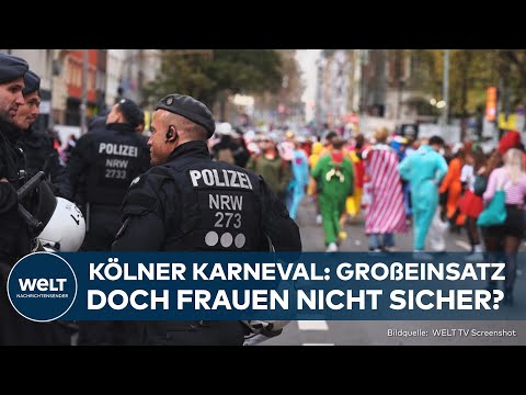Video Thumbnail: KÖLNER KARNEVAL: Trotz Großeinsatz der Polizei waren Frauen nicht sicher – Drei Vergewaltigungen!
