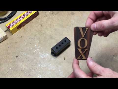 1965 VOX Apollo IV Bass - Part 3 - Pickup Cover and Tailpiece Touchup