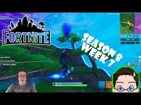 Fortnite - Season 8 - Week 7 - Challenges