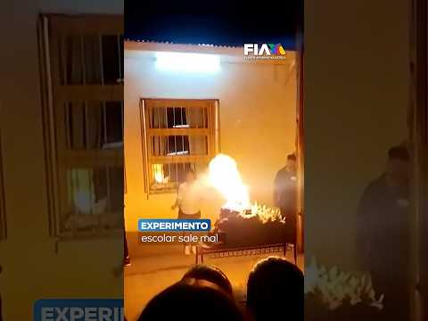¡UN EXPERIMENTO QUE SALIÓ MAL! | Explosión se suscitó en feria de las ciencias en Buenos Aires