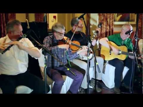 Irish Ceilidh dance at Healds Hall evening wedding reception in West Yorkshire