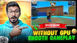 🔥 Free Fire Potato Graphics Settings On Any Low-End PC | No GPU Needed! Boost FPS 2025 💻
