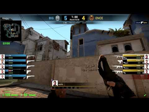 CSGO POV Ence DYCHA vs. BIG on Mirage - 27 frags