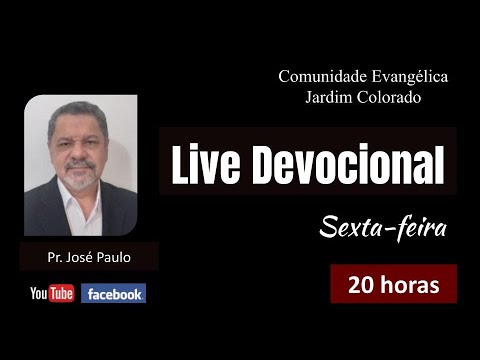 Live Devocional 27/01/2023 - Pr. José Paulo