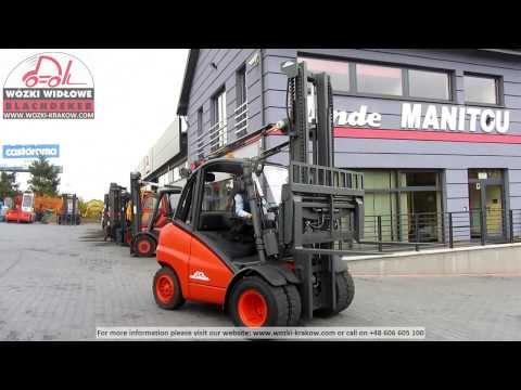 Forklift Gabelstapler Погрузчик Linde H50D BD 4117D