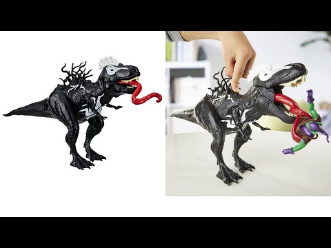 New Venom Marvel Hasbro Venomsaurus Rex action figure revealed preorder info