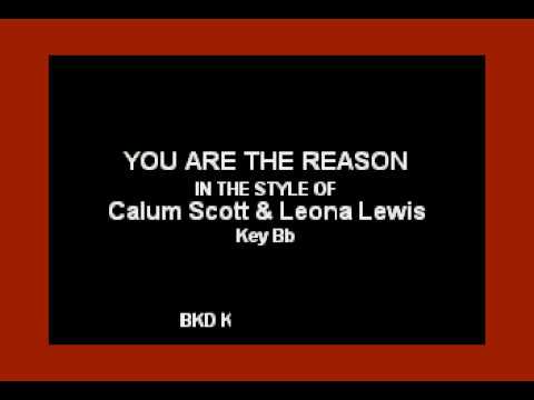 Leona Lewis & Calum Scott - You Are The Reason (Karaoke with Lyrics)