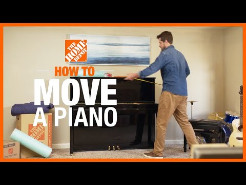 Part of a video titled How to Move a Piano | The Home Depot - YouTube
