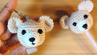 Amigurumi Teddy Bear Keychain Step by Step