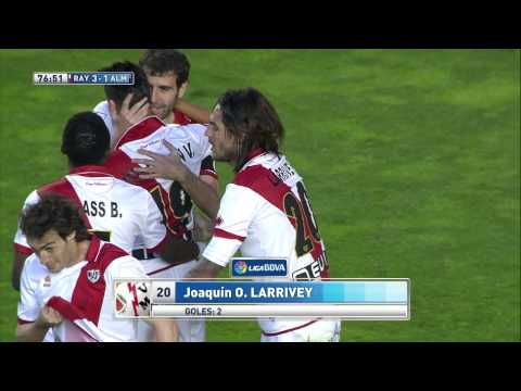 Gol de Larrivey (3-1) tras el Rayo Vallecano - UD Almería - HD