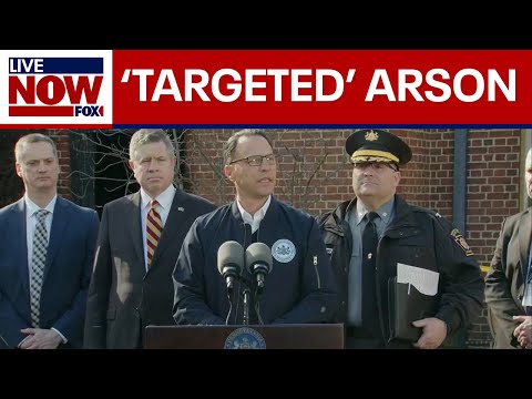 Video | Suspect in custody after 'targeted' arson attack at home of PA Gov. Shapiro