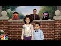 Tonight Show Celebrity Photobomb With Jimmy Fallon And Sesame Street
