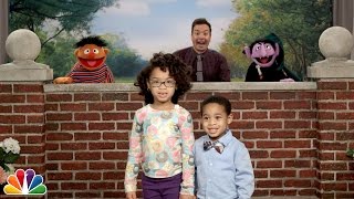 &quot;Tonight Show Celebrity Photobomb&quot; with Jimmy Fallon and Sesame Street