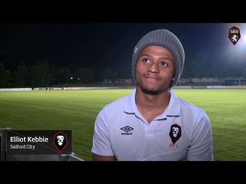 Salford City 0-1 Blyth Spartans - Elliot Kebbie post-match interview 08.09.15