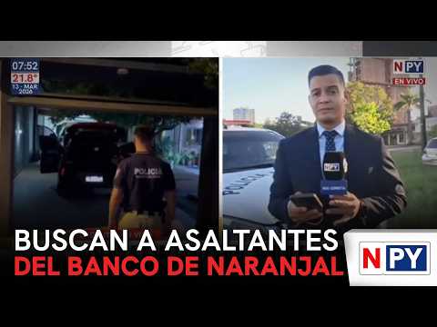 Cinco detenidos en Itapúa tras allanamientos en busca de asaltantes del banco de Naranjal