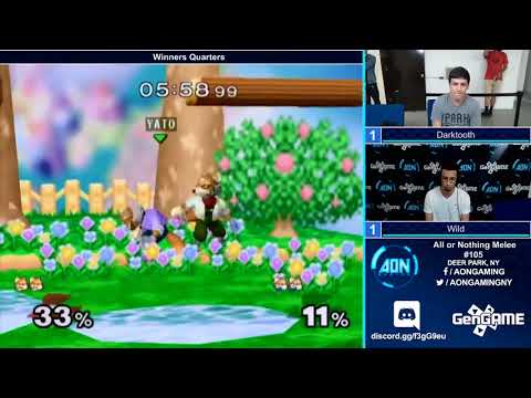 AON Melee #105 Darktooth Vs WiLD Winners Quarters