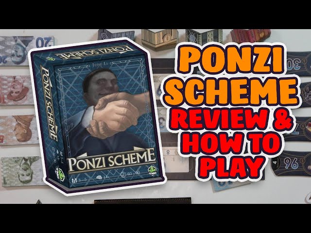 Vídeo relacionado con Bright Eye Games, Ponzi Scheme, Board Game in English for 3 to 5 Players Ages 12 and up