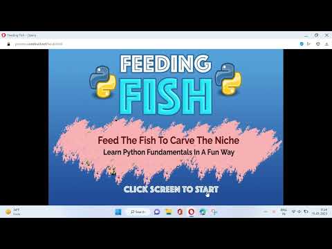 Feeding Fish - A Python Game Video