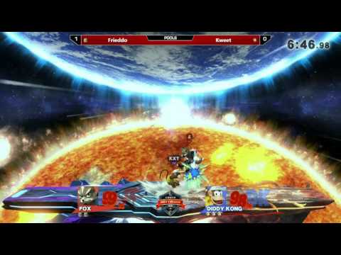 Battalion - Frieddo (Fox) Vs. Kweet (Diddy) - Pools - Super Smash Bros. 4 Wii U