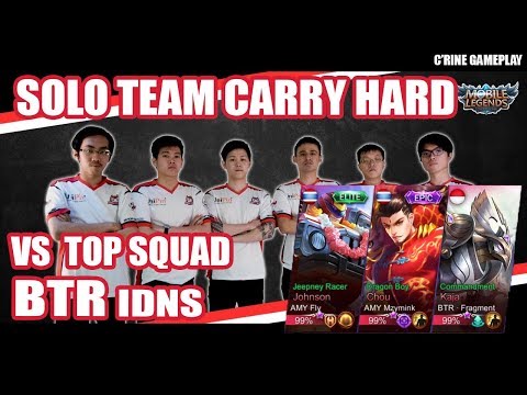 RUBY SOLO HARD CARRY VS BTR & IDNS