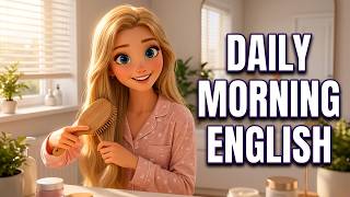 Slowly And Clearly English ☀️🏠 Morning routine A1-A2
