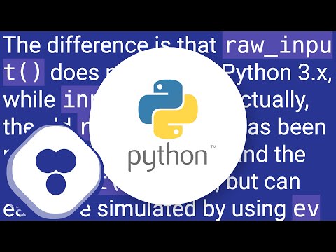Difference Between Input And Raw Input In Python 3